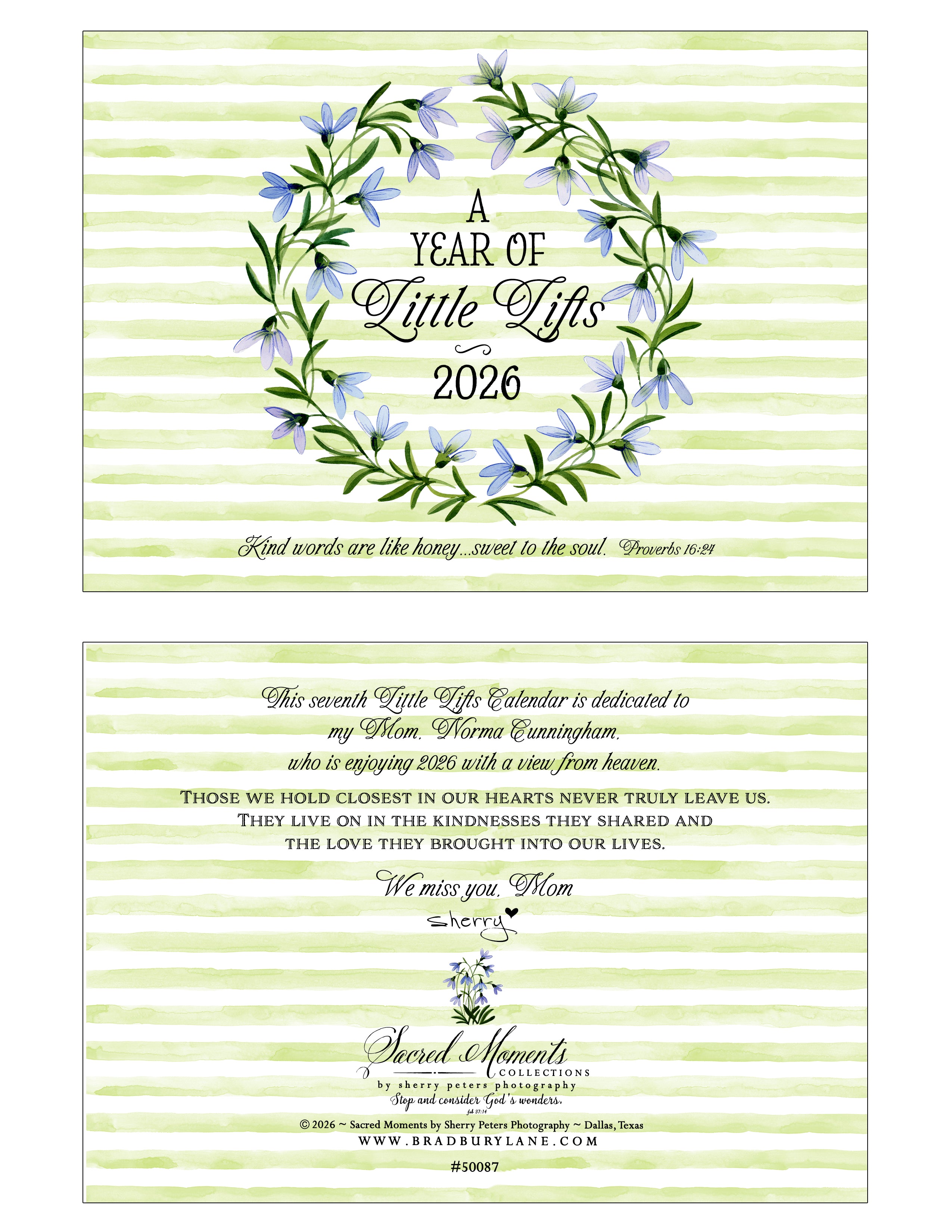 2026 Little Lift Calendar (Refill)