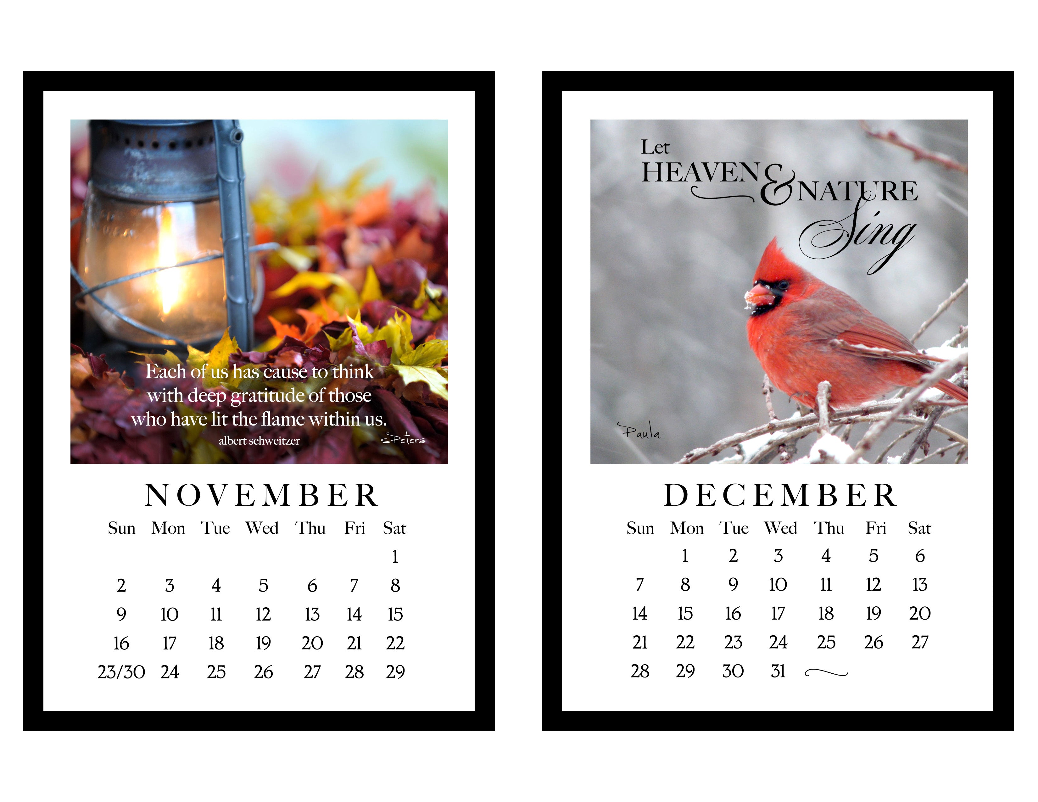 True Calendar 2025 Tried and True Calendar with Easel – Bradbury Lane