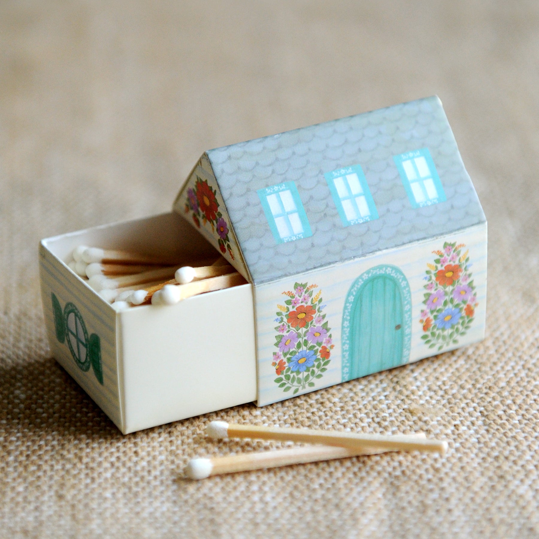 Match Box: Cottage (Gray Roof)
