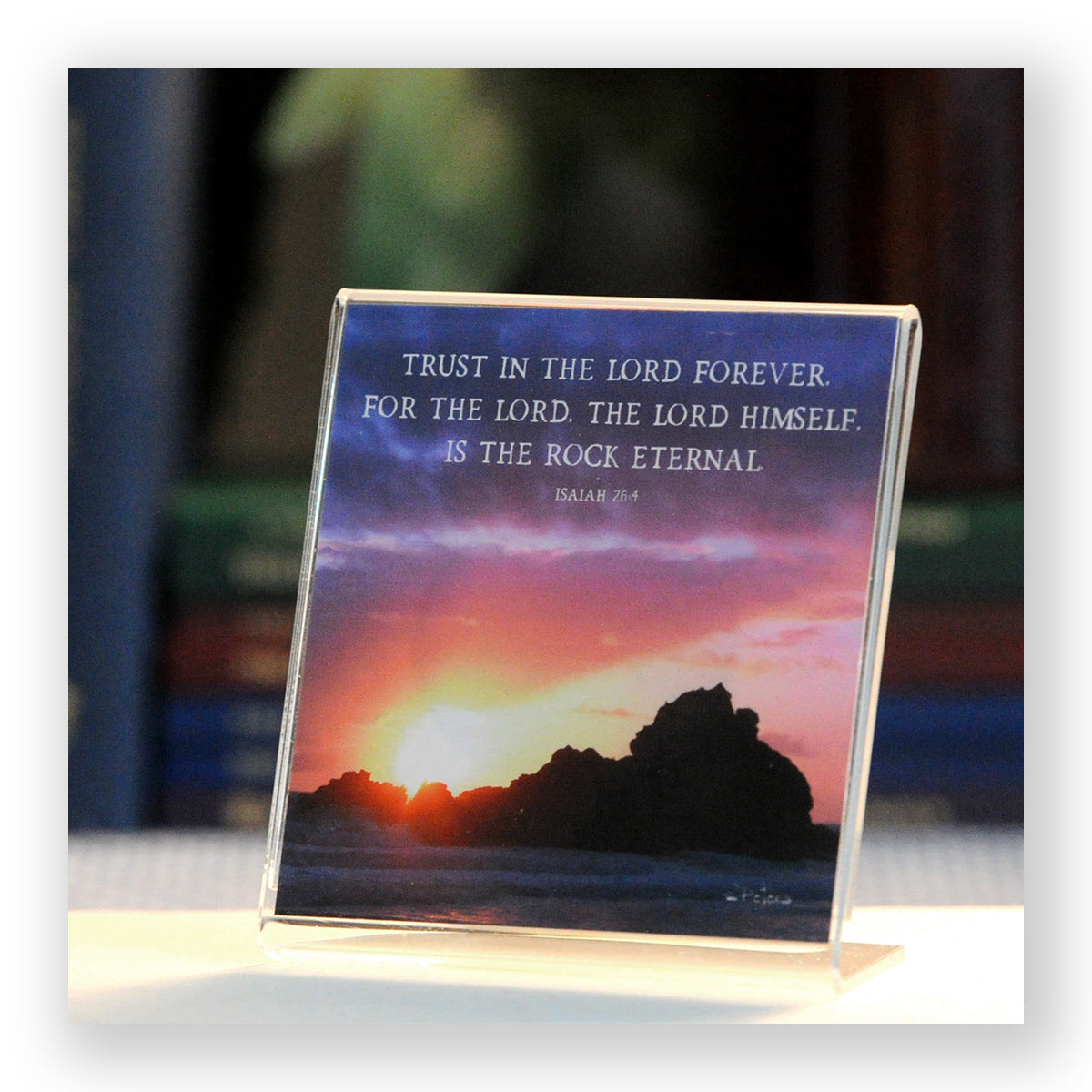 California Sunset (Isaiah 26:4) - Framed Mini Print