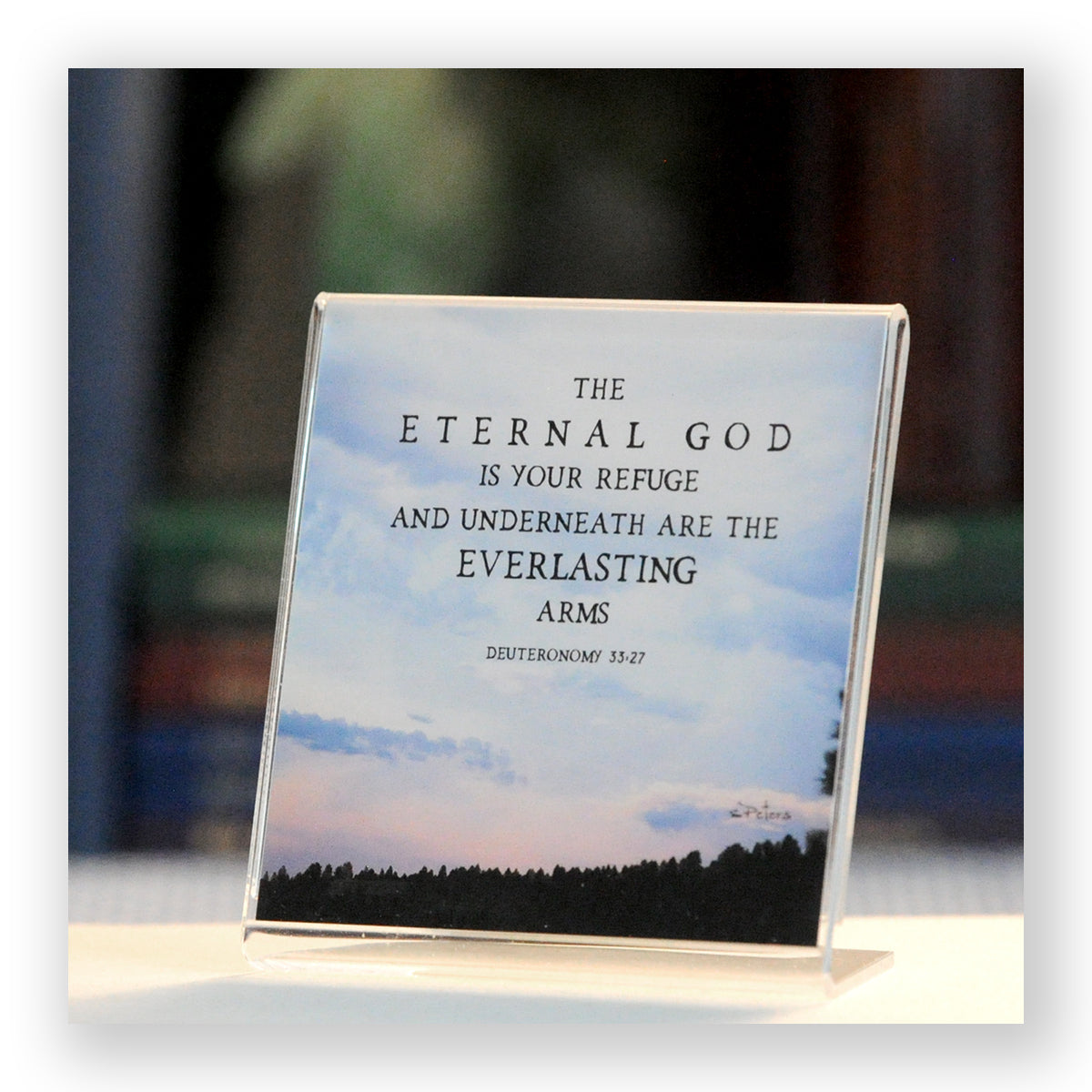 Dusk at Deer Valley (Deu 33:27) - Framed Mini Print