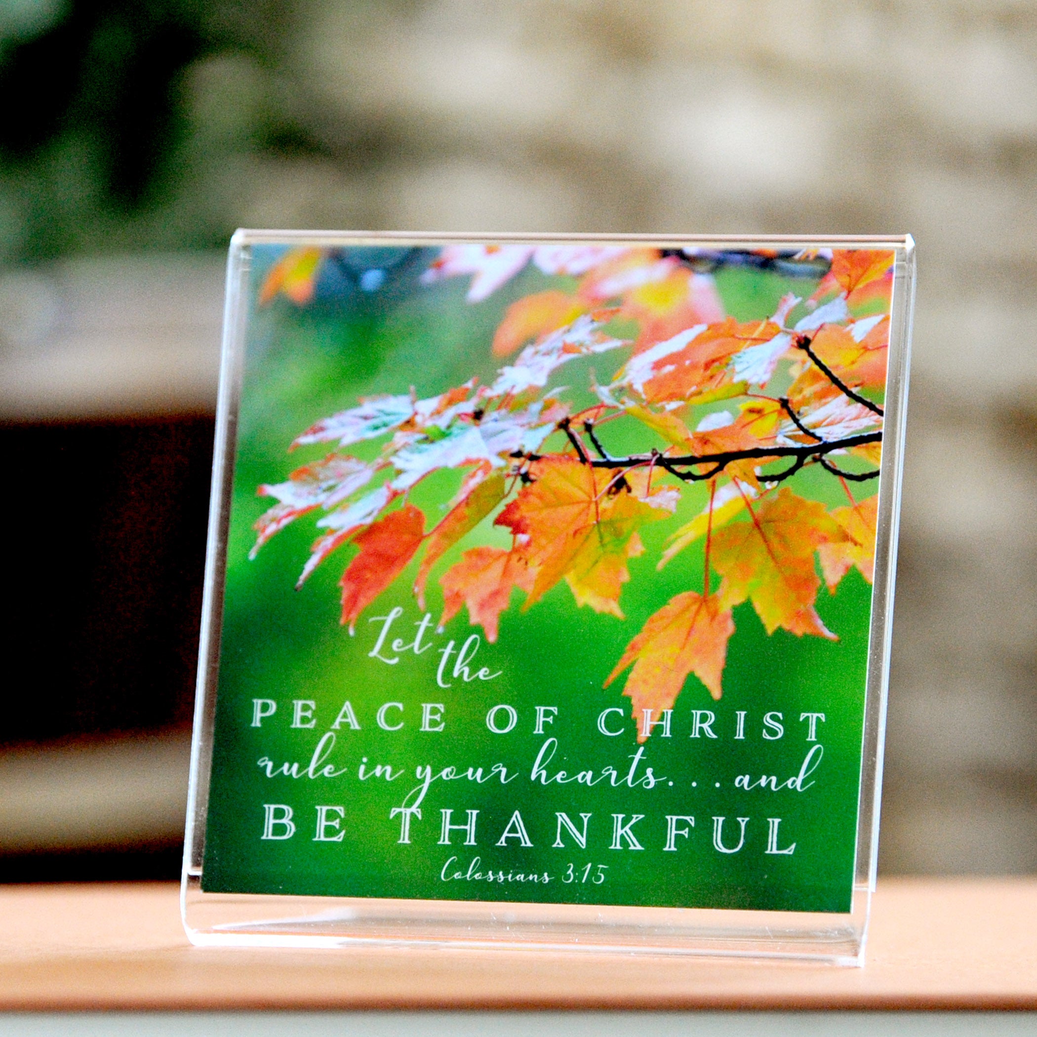 Fall Limelight (Col 3:15) - Framed Mini Print