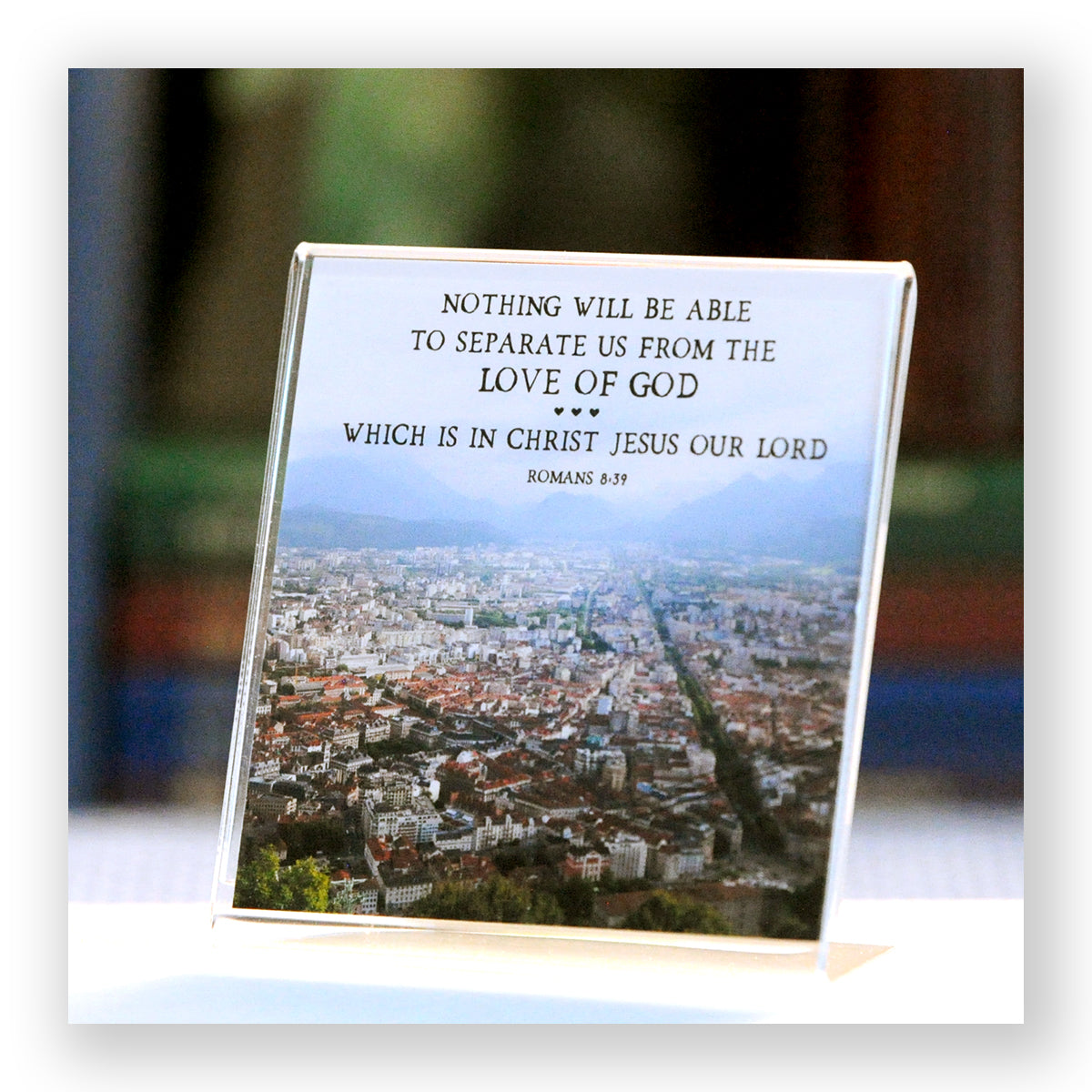 From the Top (Romans 8:39) - Framed Mini Print