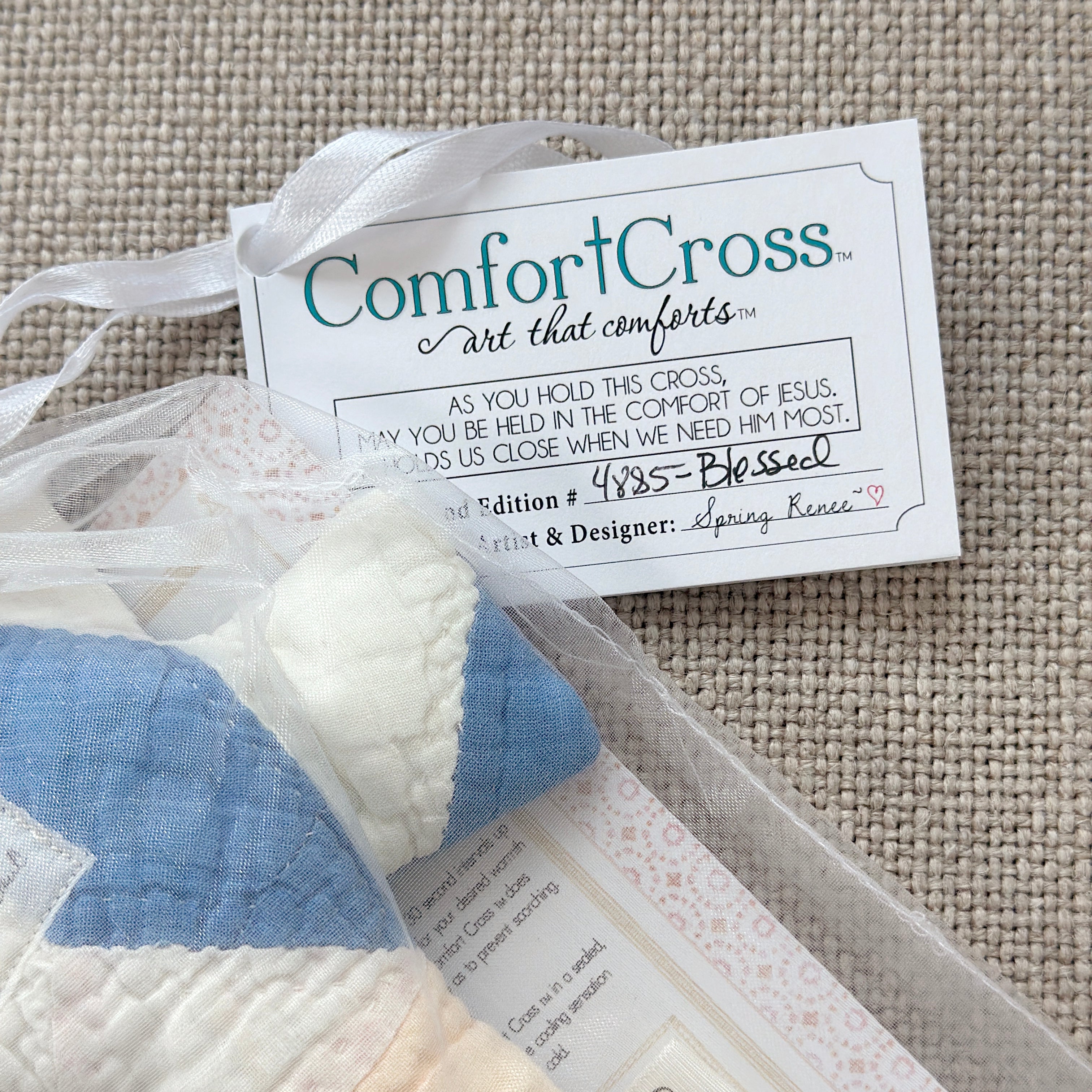 Comfort Cross-Blessed (Psalm 103:22)