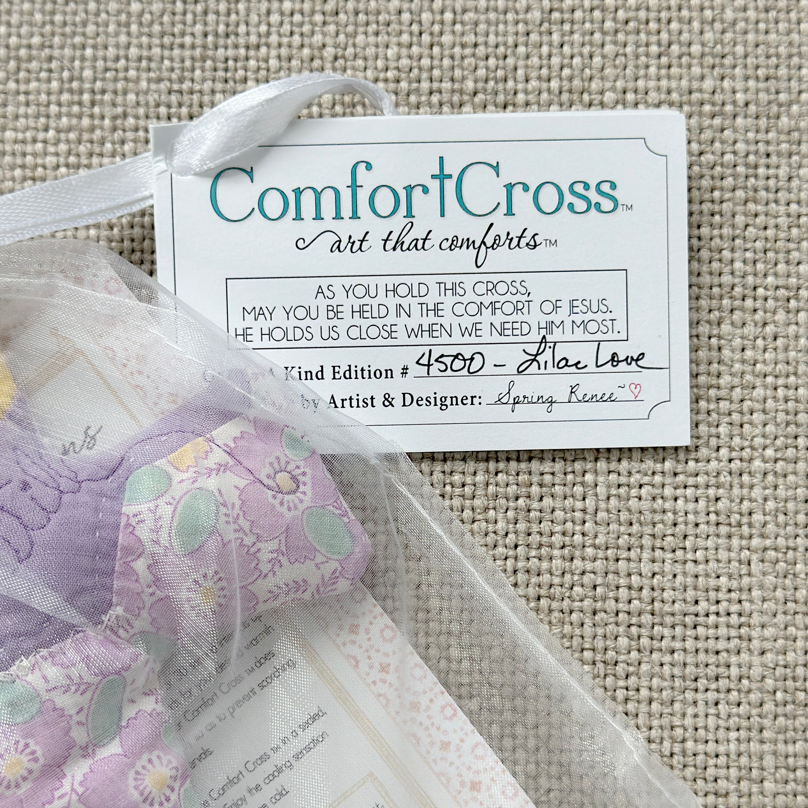 Comfort Cross-Lilac Love (Psalm 46:10) Lavender Scent