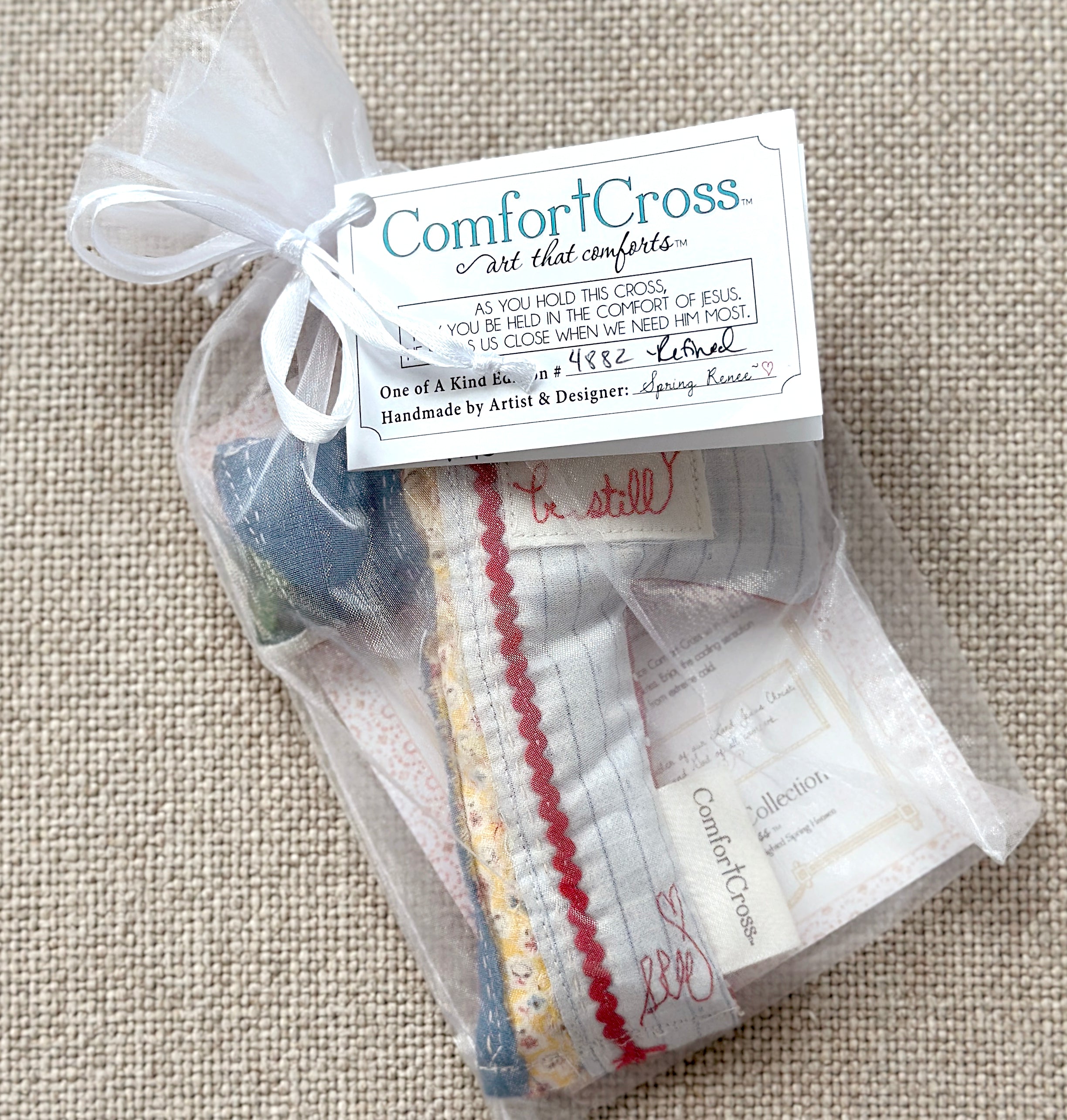 Comfort Cross-Refined (Psalm 46:10) Lavender Scent