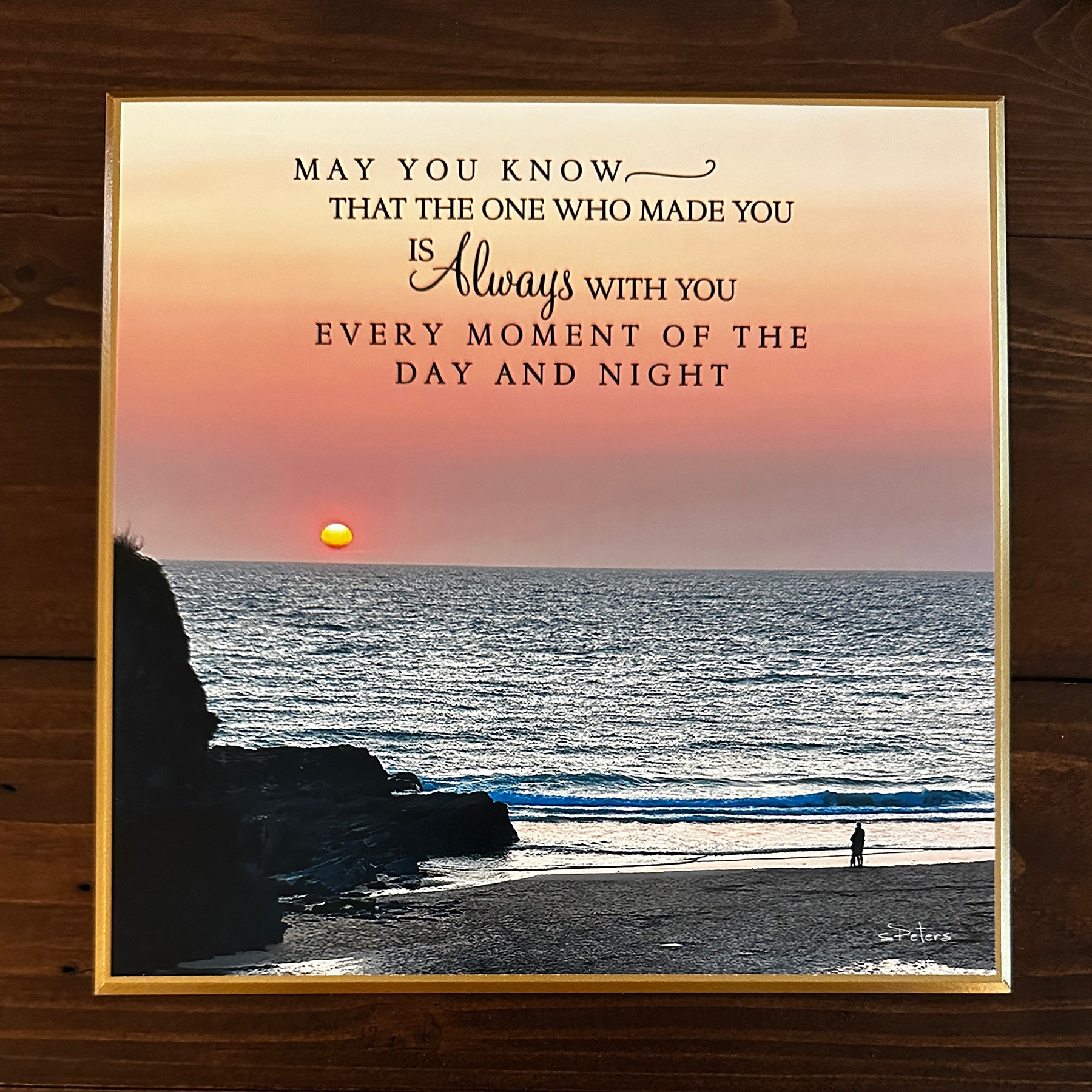 Cornwall Sunset - 8x8 Beveled Board