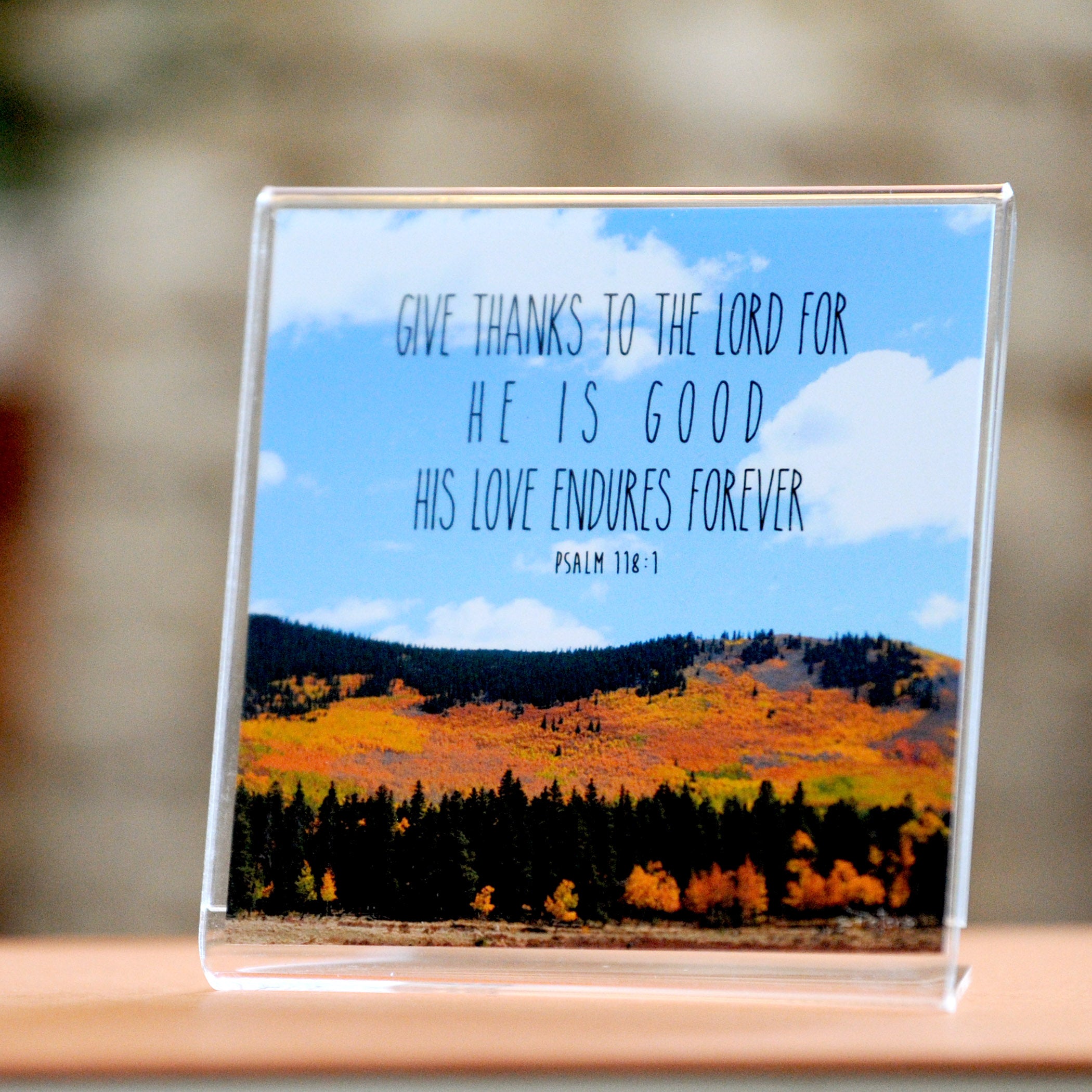 Kenosha Color (Psalm 118:1) - Framed Mini Print