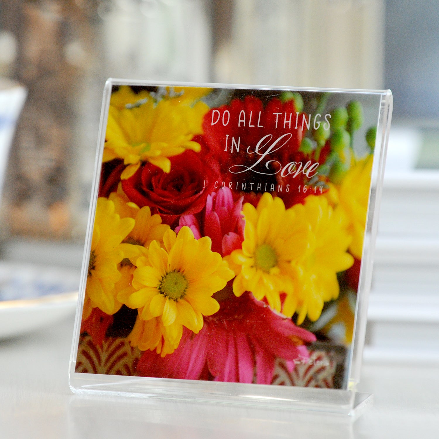 Many Thanks (I Cor 16:14) - Framed Mini Print