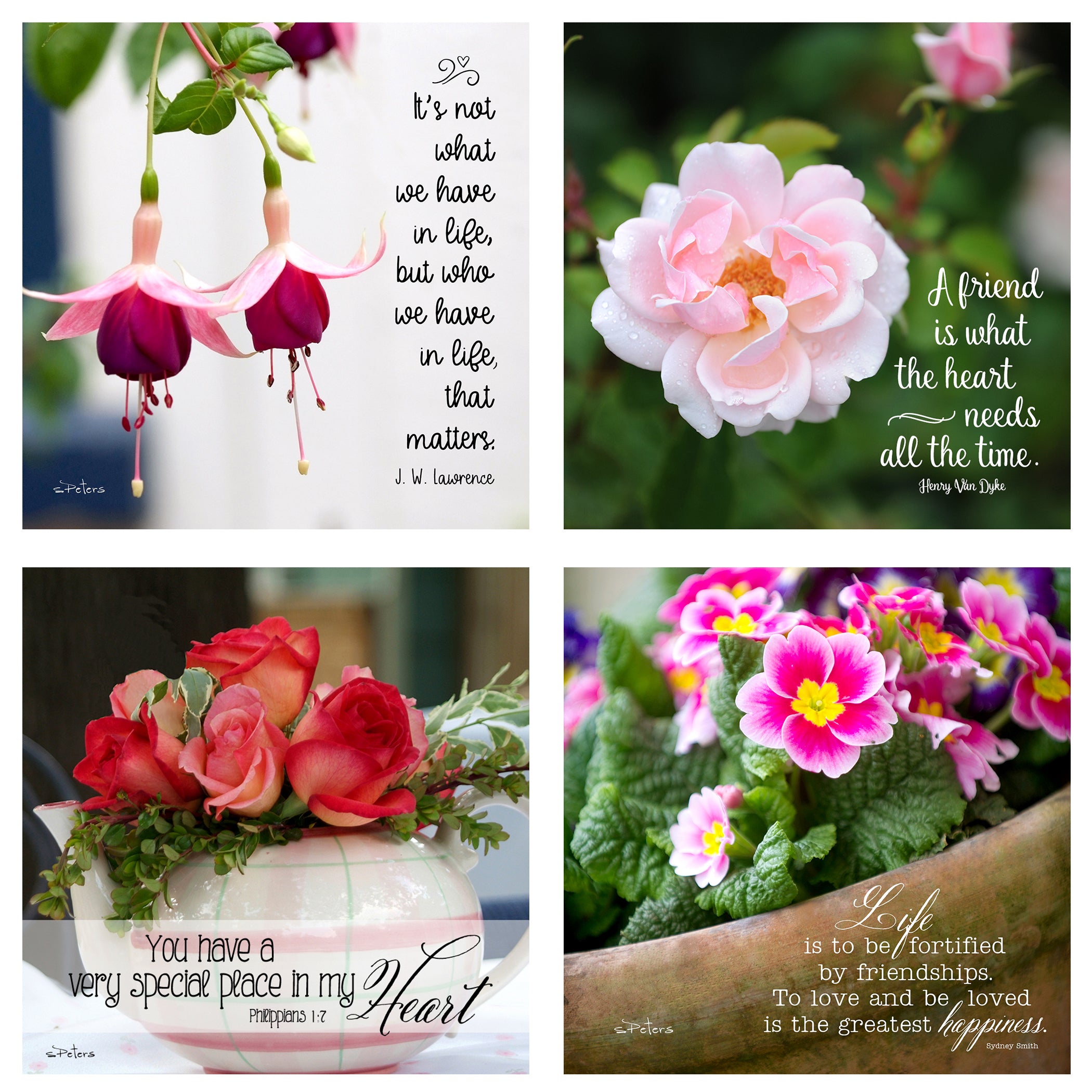 31 Days of Love & Friendship Boxed Mini Print Collection w Acrylic Holder