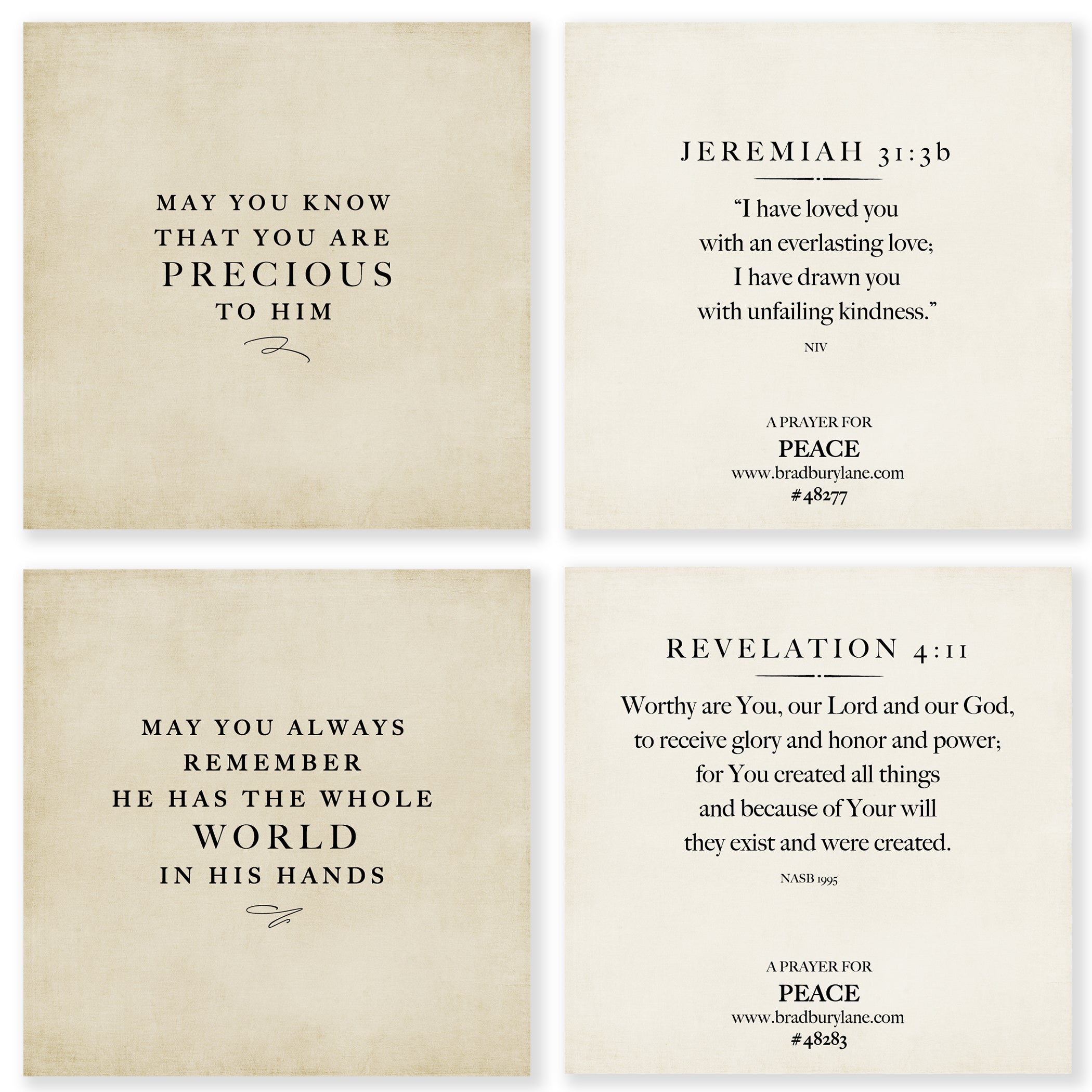 31 Days of Prayers for You Boxed Mini Print Collection at the Lake w/ Acrylic Holder