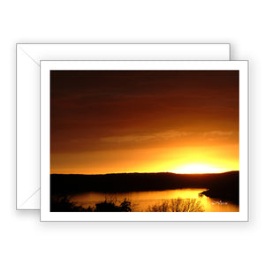 Sunset - Blank Art Card