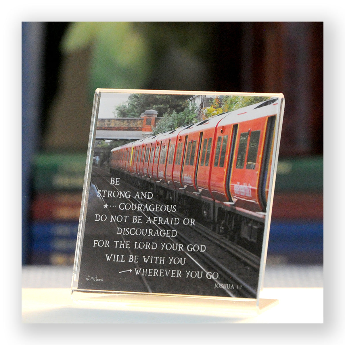 Wherever You Go (Joshua 1:7) - Framed Mini Print