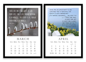 2023 Tried and True Calendar with 5x7 Acrylic Frame
