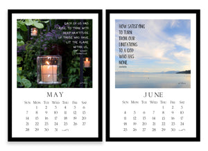 2023 Tried and True Calendar with 5x7 Acrylic Frame