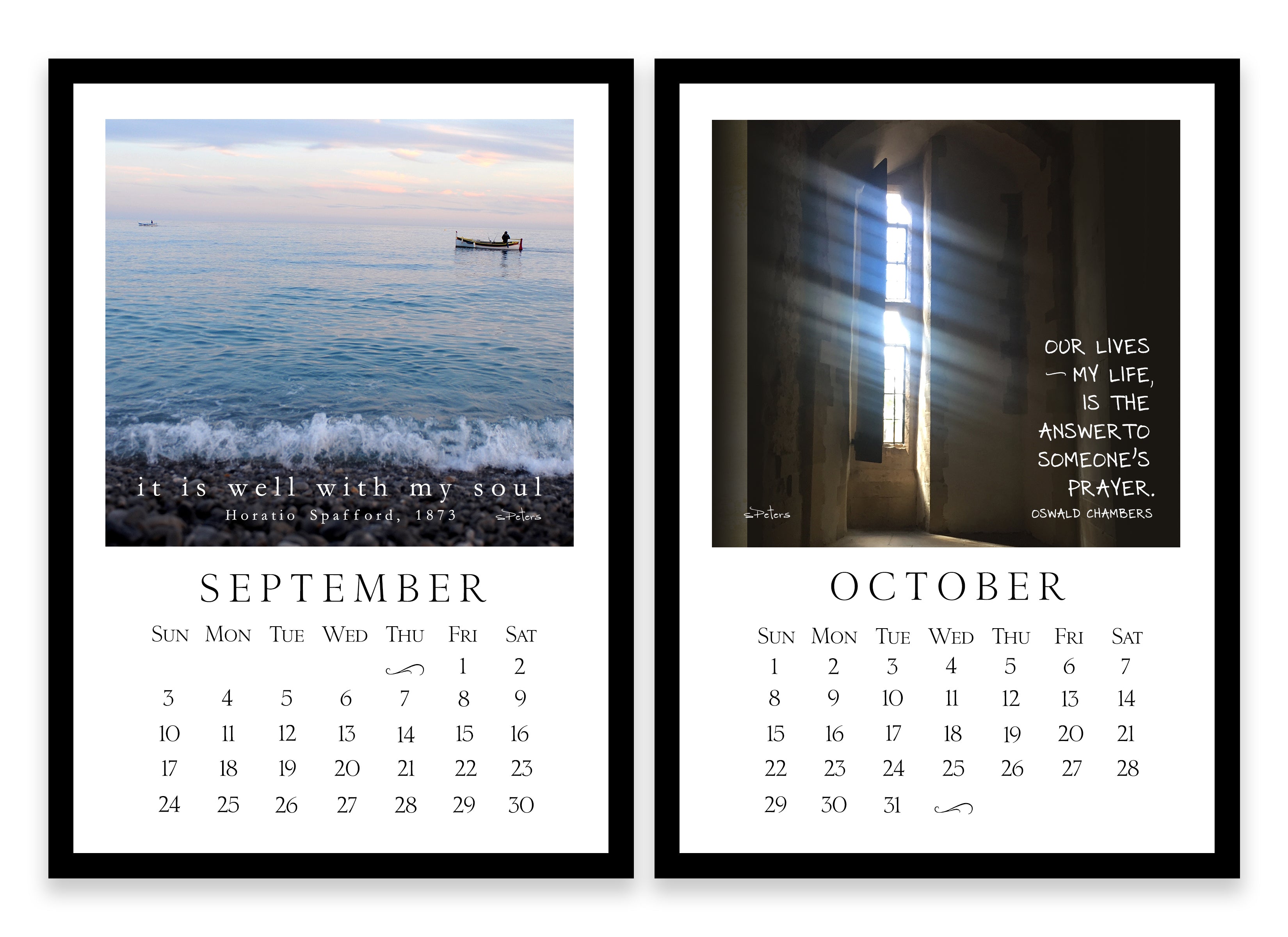 2023 Tried and True Calendar with Easel