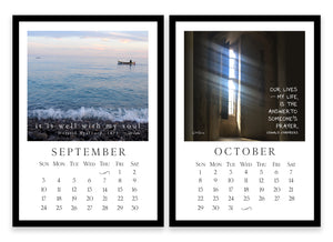 2023 Tried and True Calendar with 5x7 Acrylic Frame