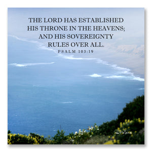 Psalm 103:19 - High Point - Mini Print
