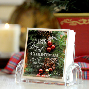 25 Days 'til Christmas Boxed Mini Print Collection with Acrylic Holder