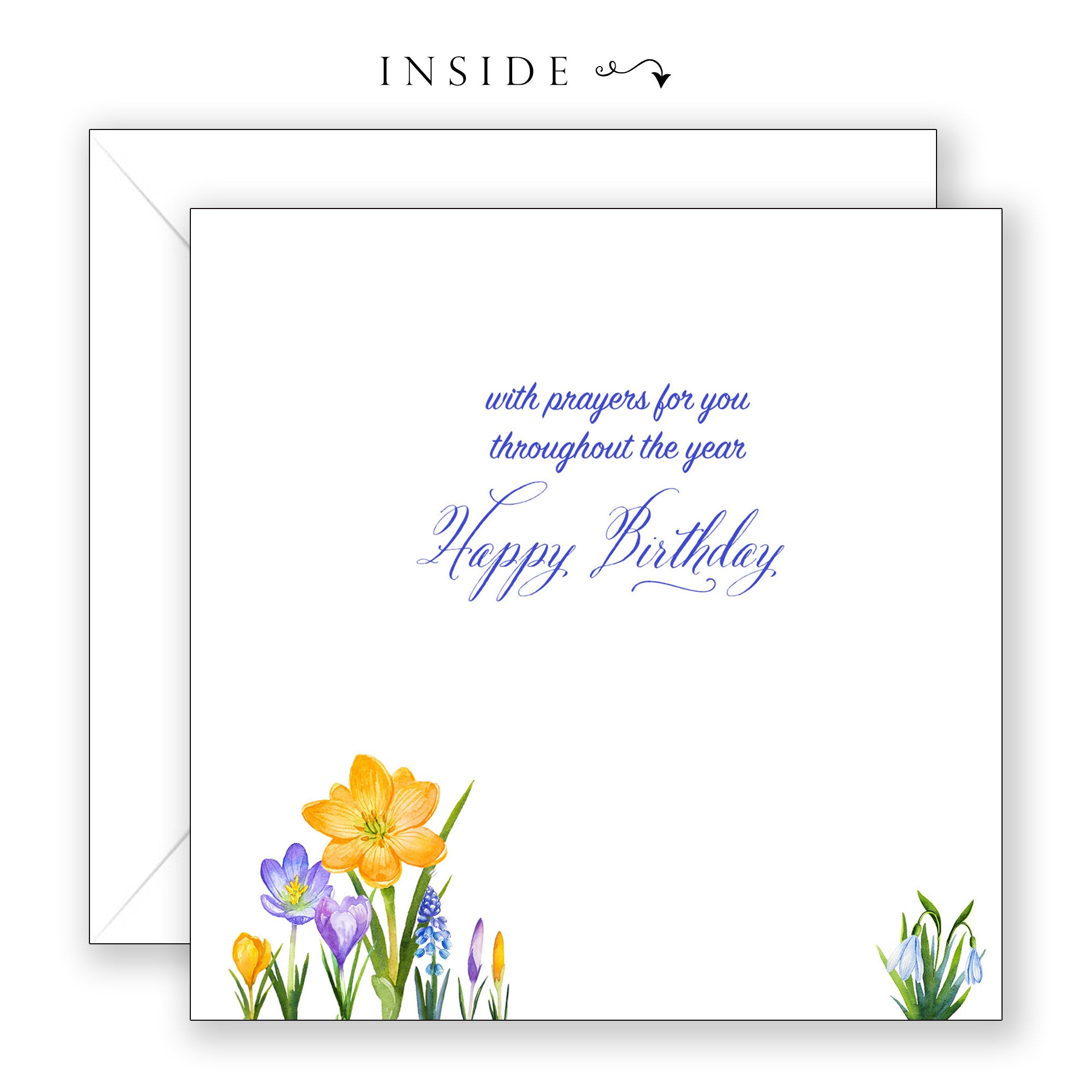 Prayer for You (Ephesians 3:16-18) - Personalized Birthday Card