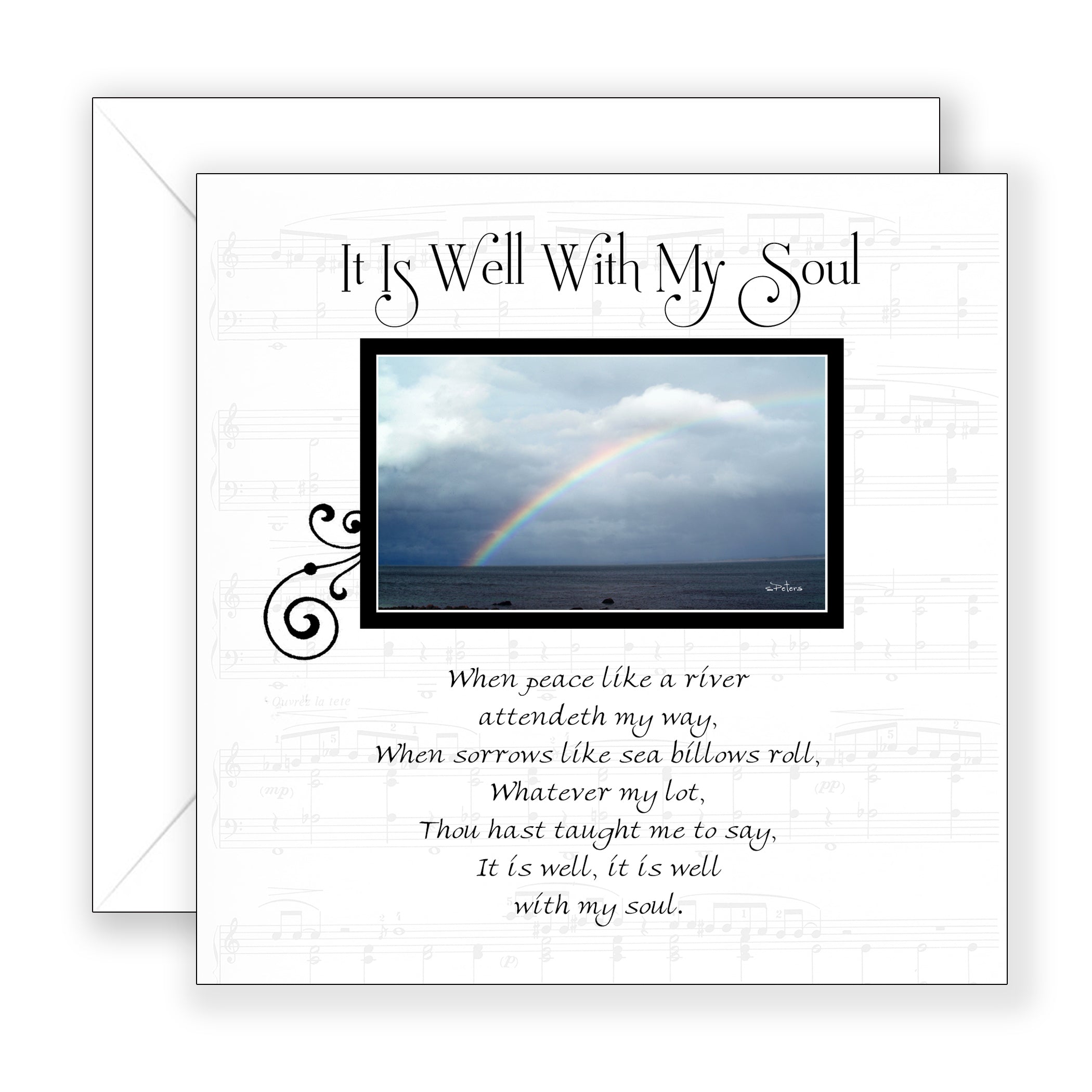 After the Storm (It Is Well) - Sympathy Card