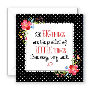 All Big Things - Encouragement Card