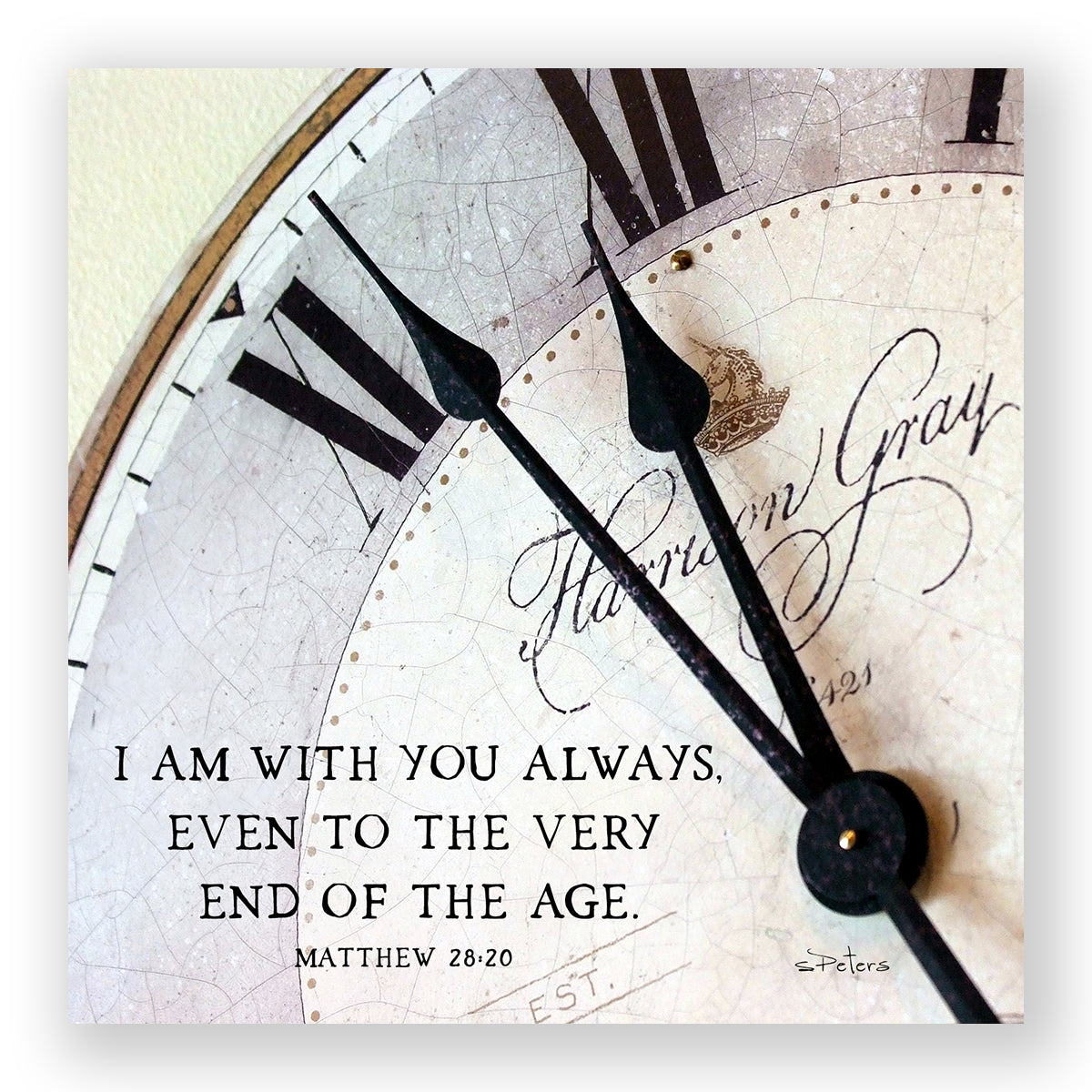 Almost Time (Matthew 28:20) - Mini Print