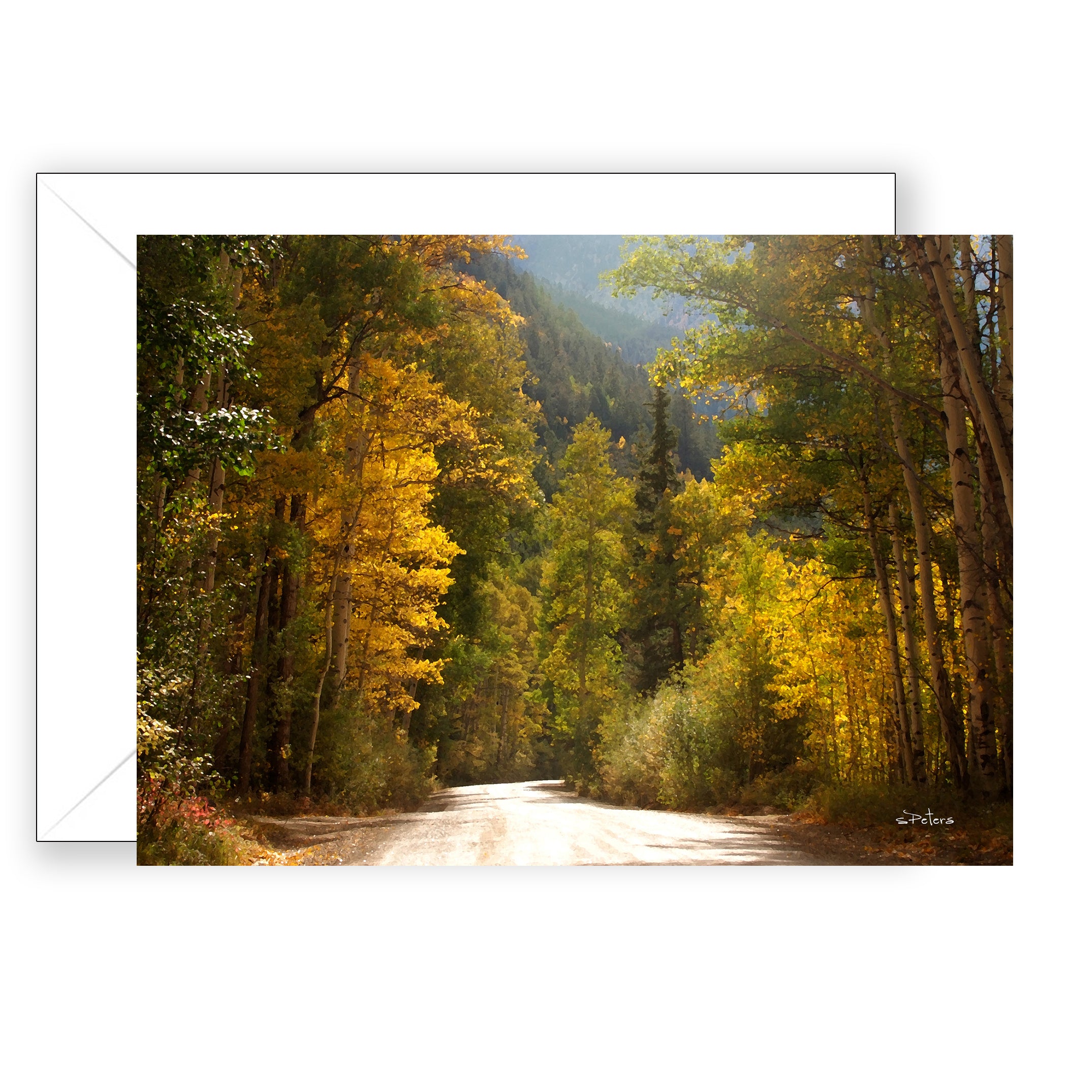 Autumn Afternoon (Psalm 27) - Sympathy Card