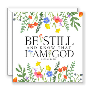 Be Still and Know (Psalm 46:10) - Encouragement Card