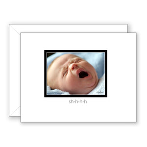 Big Yawn - New Baby Card