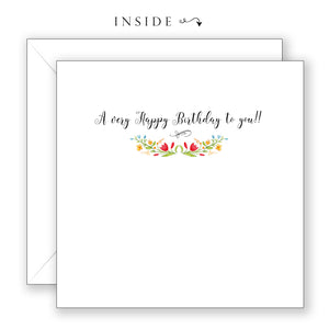 Birthday Blessing (Numbers 6:24-26) - Birthday Card