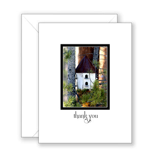 Breckenridge Birdhouse - Thank You Card