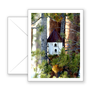 Breckenridge Birdhouse - Blank Art Card