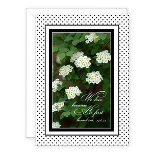 Bridal Wreath Spirea - Wedding Card