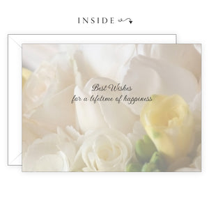Brittany's Bridal Bouquet - Wedding Card
