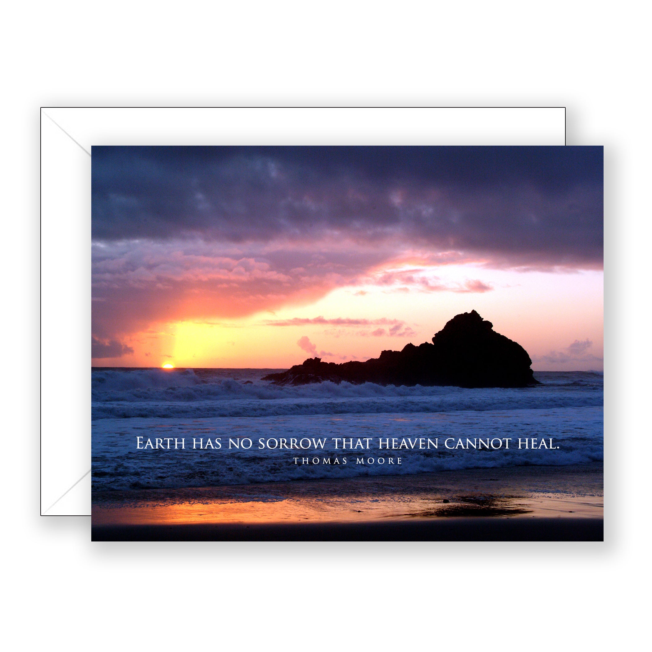 California Coast (Hebrews 6:19) - Sympathy Card
