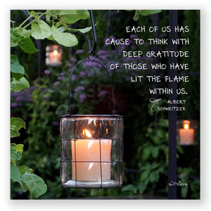 Candlelit Garden - Frameable Print