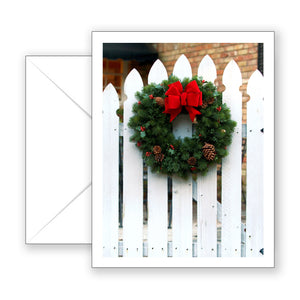 Christmas Welcome Notecard - Blank Art Card