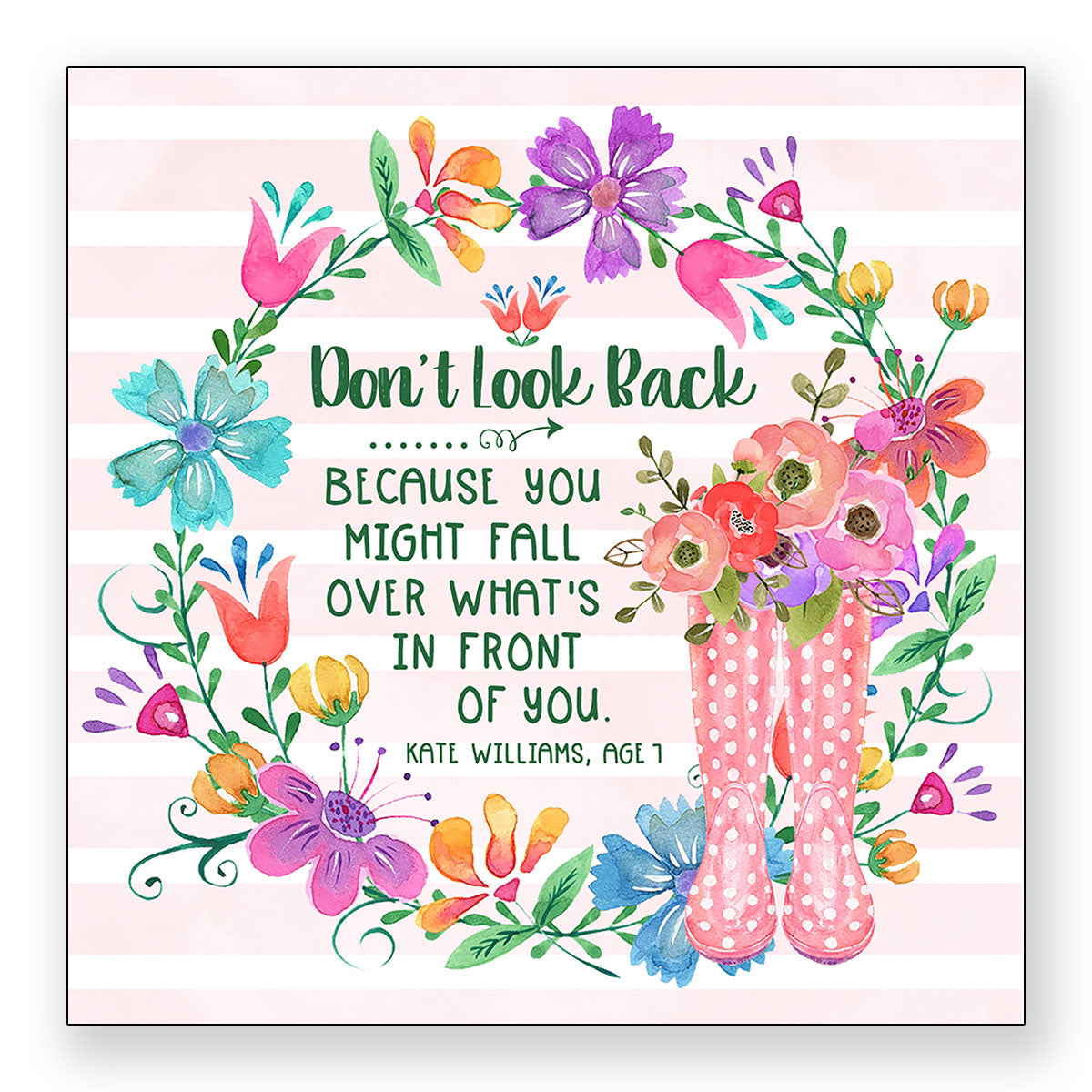 Don't Look Back - Frameable Print