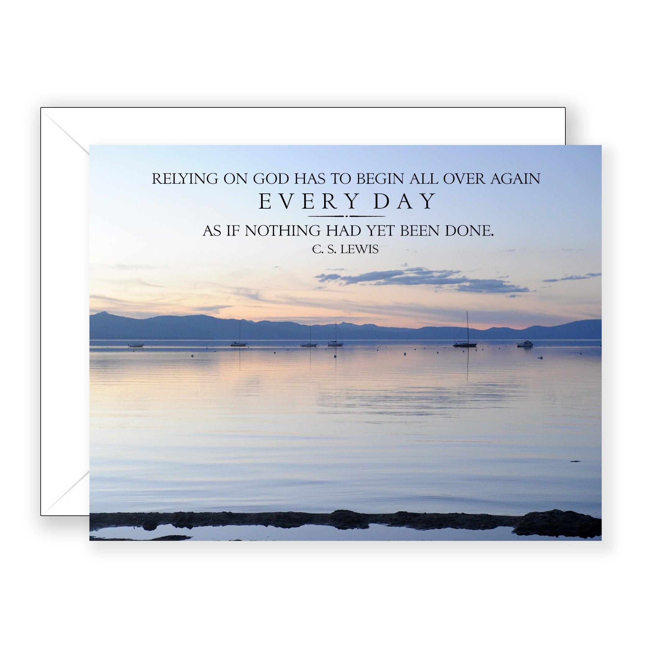 Day's End (Lewis) - Encouragement Card