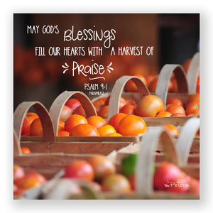 Fresh Pickins (Psalm 9:1) - Mini Print