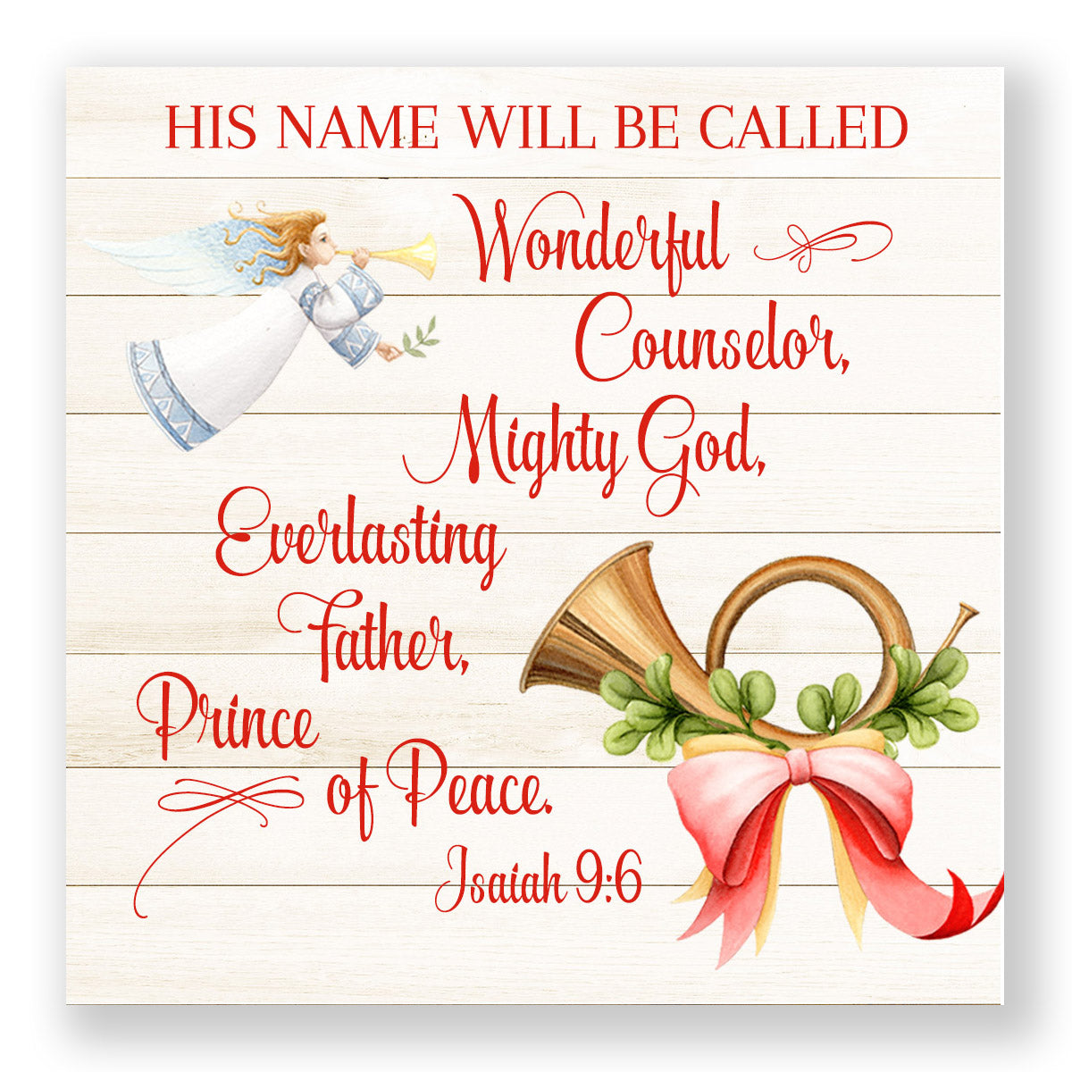 His Name Will Be Called (Isaiah 9:6) - Mini Print