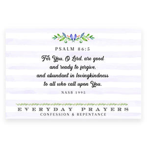 For You, O Lord, Are Good (Psalm 86:5) - Everyday Prayer Card