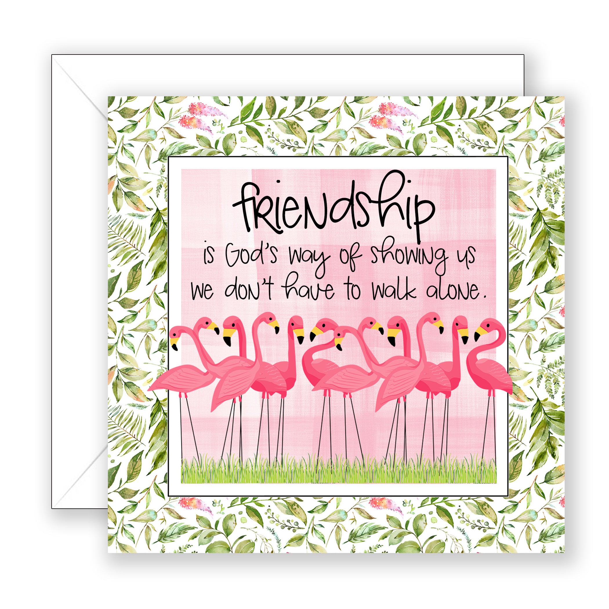 Friendship is God's Way - Encouragement Card