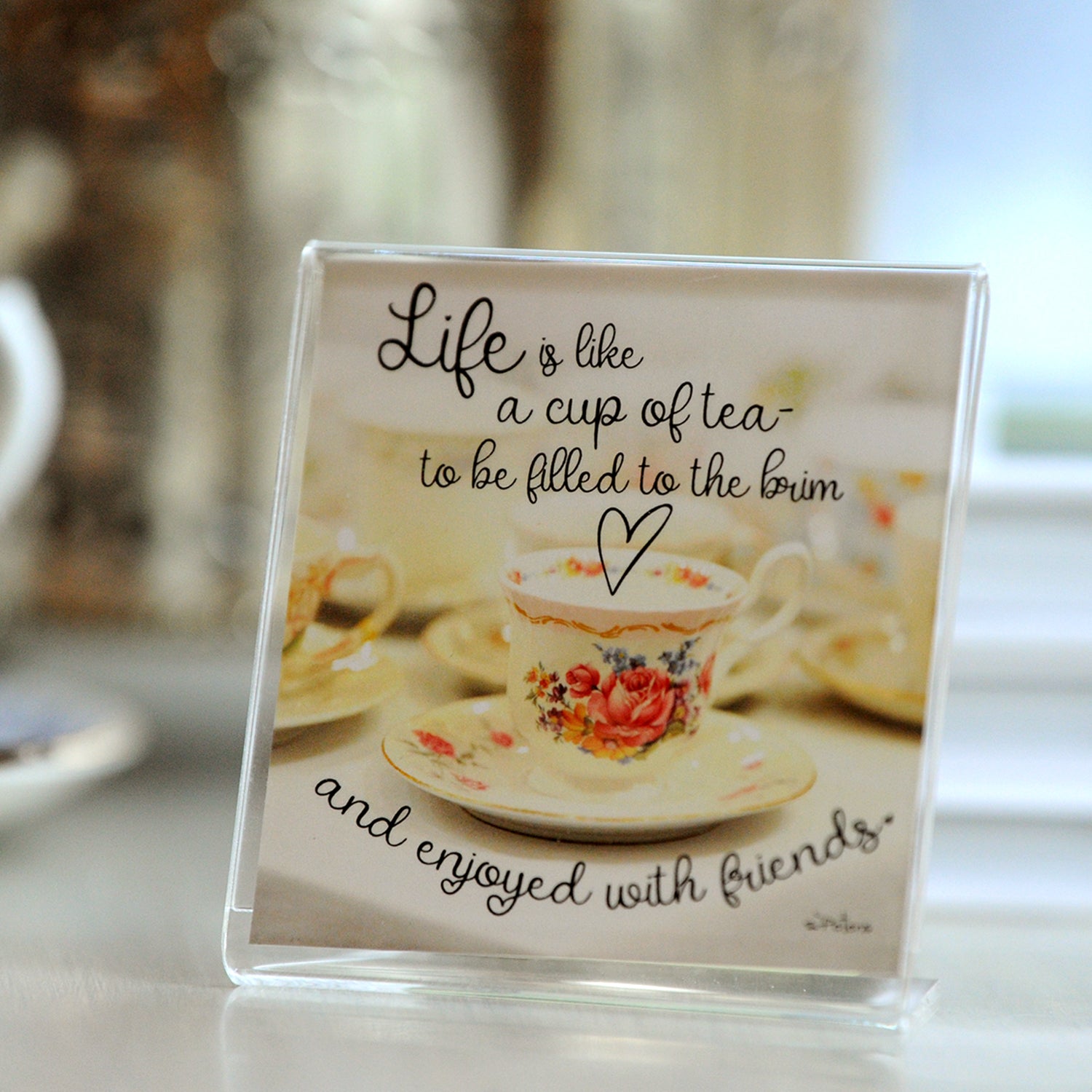 Friendship Tea - Framed Mini Print