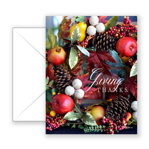 Giving Thanks - Thanksgiving Card