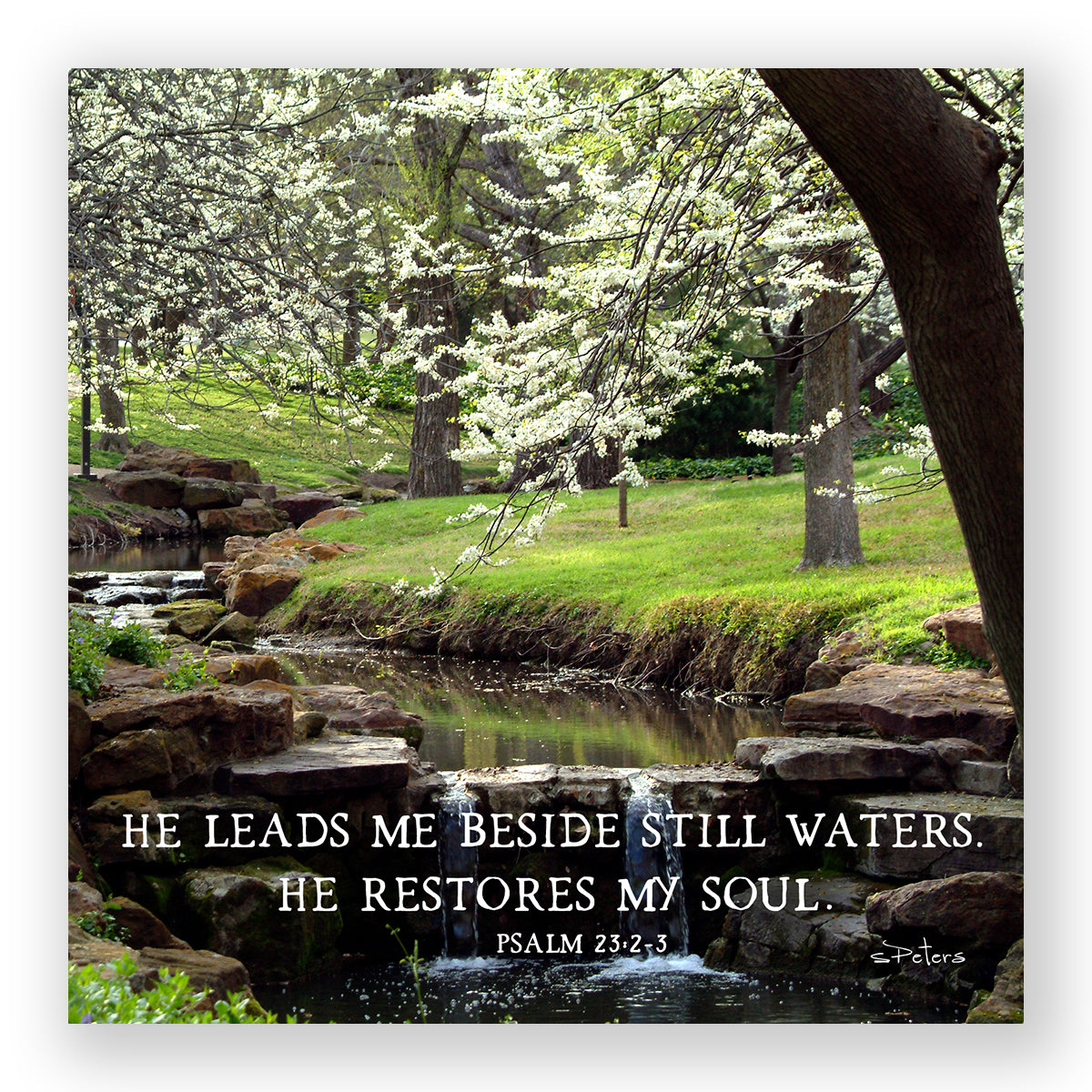 Glen Lakes (Psalm 23:2-3) - Frameable Print