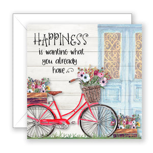 Happiness is Wanting - Encouragement Card