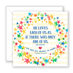 He Love Each of Us - Encouragement Card