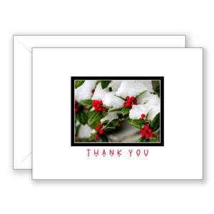 Holiday Berries - Thank You Card